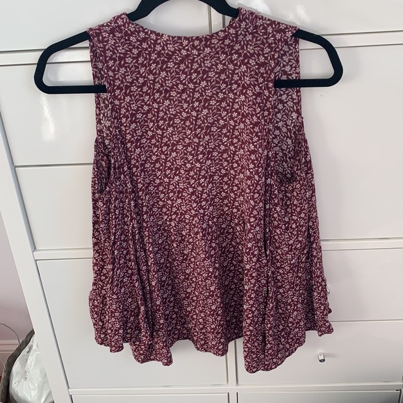 Long sleeve flowly flower shirt - Picture 3 of 3